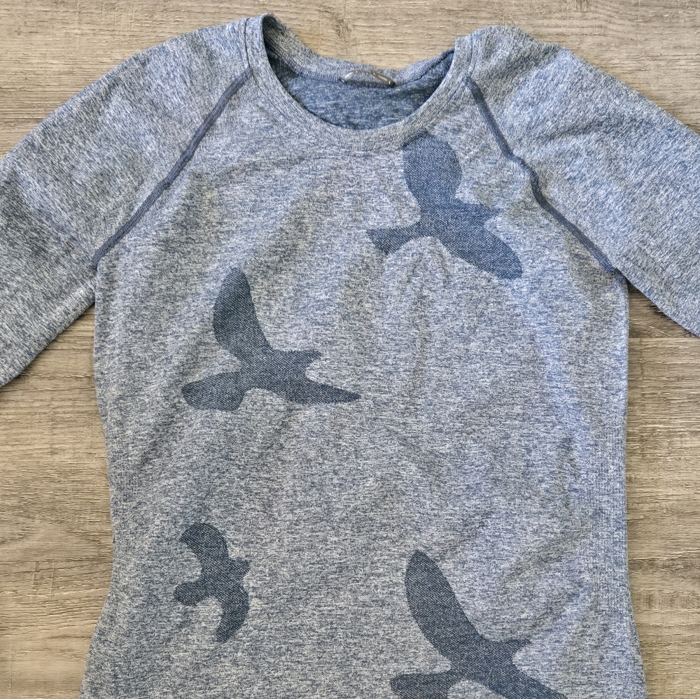 Oiselle Flyte Long Sleeve Lg Blue